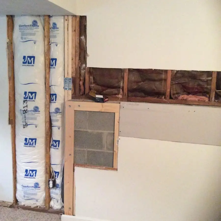 Wall insulation replacement during Contents Cleaning & Restoration in Galena Park